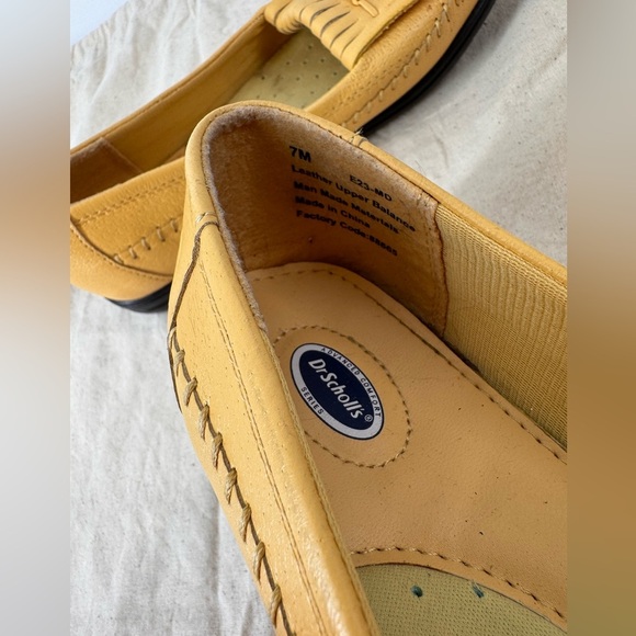 Dr. Scholl's Shoes Women's Leather Get Onboard Oxford, Yellow, Size 7 - Picture 7 of 7